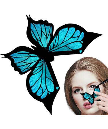 Women Eyeliner Stencil Wwomen Winged Stencil Eyeliner Stamp | Beginner-Friendly Home Salon Make up Tools for Girls for Outing Dating Traveling 1pcs - Buy Online on GoSupps.com