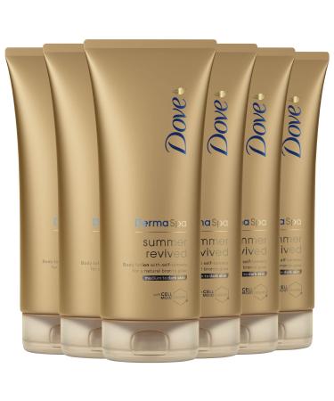 Dove Dermaspa Summer Revived Braun Without the sun for medium to dark tan medium to dark skin care which the skin is a natural sun -kissed look and 72 hours of active moisture 200 ml