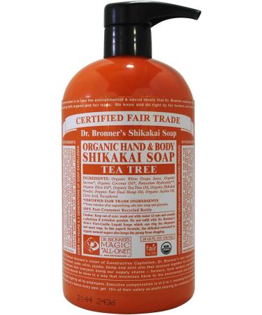 Dr. Bronner's Organic 4-in-1 Shikakai Tea Tree Hand Soap - Buy Online on GoSupps.com