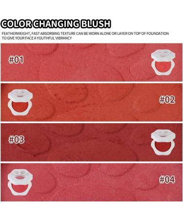  Ziennhu Powder Cream Blusher - Matte Cream Cheek Blusher Matte Lipstick Mud For Cheeks Natural Blush Cream With Cat Claw Pattern To Improve Skin Tone - Buy Online on GoSupps.com