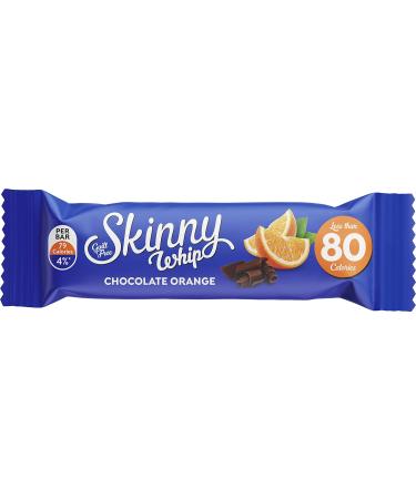 Skinny Whip Orange & Chocolate Snack Bars 10x5x20g - Buy Online on GoSupps.com