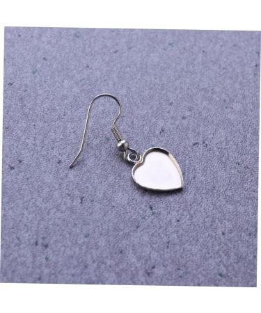 NUOBESTY 40 Pcs Jewlery Stainless Steel Earrings Jewelry Dangler Kit Pendant Girl Jewelry Pin Round Silver 3.50X1.30X1.00CM - Buy Online on GoSupps.com