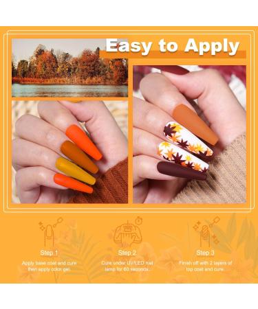 Lavender Violets 13 Pcs Gel Nail Polish Set | Temperature Colour Changing | UV LED Soak Off | Manicure Starter Kit with Base Coat, Matte Top Coat, and Nail File - Twilight Forest-683 - Buy Online on GoSupps.com