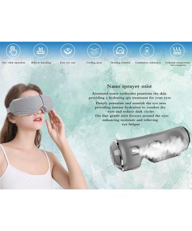 Eye Massager with Pneumatic Kneading Vibration & Heat Therapy - Relieve Dry Eyes & Relax Anytime Anywhere - Buy Online on GoSupps.com