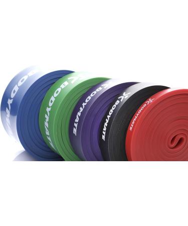 Bodymate Fitness Band 208 cm | Natural Latex Resistance Band for Strength Endurance & Flexibility | Strong Green (23-54kg) - Ideal for Beginners & Pros - Buy Online on GoSupps.com
