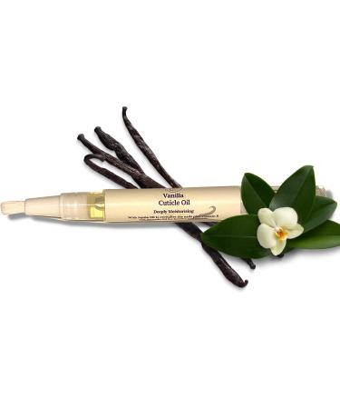 Vanilla Cuticle Oil Made With Natural Ingredients & 100% Pure Essential Oils. Vegan & Cruelty Free. 10ml Dropper Bottle for Easy Application. (3ml Twist Pen) 10 ml (Pack of 1)