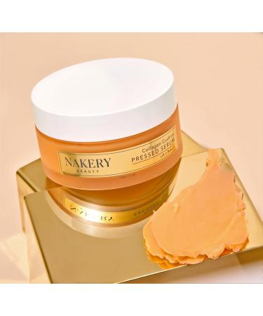 Nakery Collagen Cushion Pressed Serum Anti Aging Face Cream and Hydrating Serum with Retinol and Peptides Skin Tightening Cream for Wrinkles and Stretch Marks Smooths Texture Made in USA - Buy Online on GoSupps.com