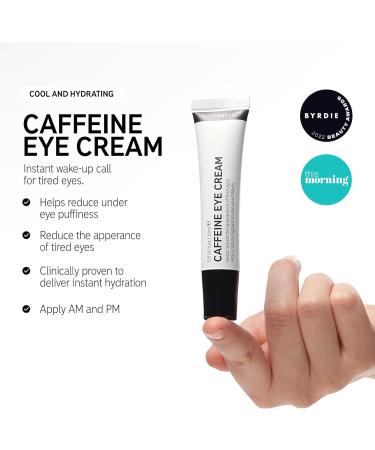 The Inkey List Caffeine Eye Cream 15ml | Dark Circle Treatment | Brightens Under Eye | Fragrance-free - Buy Online on GoSupps.com