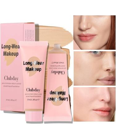 INTEROOKIE Natural Matte Makeup-Holding Concealer Foundation Sweat-Proof & Long-Lasting Oil Control Flawless Radiant Skin (2) - Buy Online on GoSupps.com