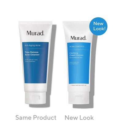 Murad Acne Control Clarifying Cream Cleanser - Salicylic Acid Anti-Aging Face Wash - 6.75 Fl Oz - Buy Online on GoSupps.com