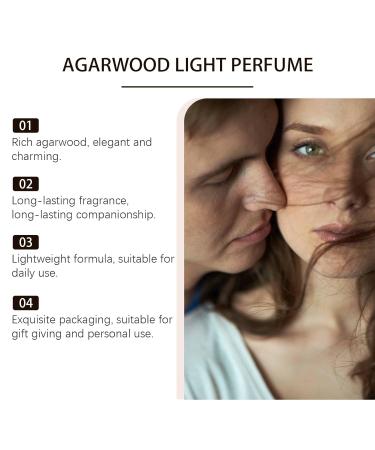 Elegant Perfume for Women Agarwood Eau De Toilette Fashion Lasting Natural Fresh Non Irritating for All Skin Types Gifts for Women Net 50mL Brown - Buy Online on GoSupps.com