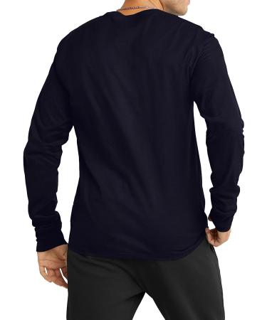 Champion Men's Long Sleeve Crewneck T-Shirt - Large Black - Buy Online on GoSupps.com