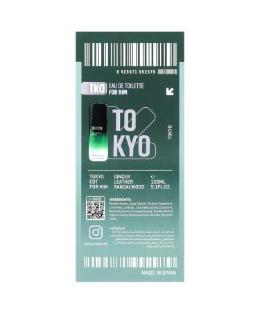 Dicora Urban Fit Tokyo Cologne for Men - Notes of Ginger Bergamot Lavender and Leather - Sensual Irresistible Fragrance - 5.07 oz EDT Spray - Buy Online on GoSupps.com