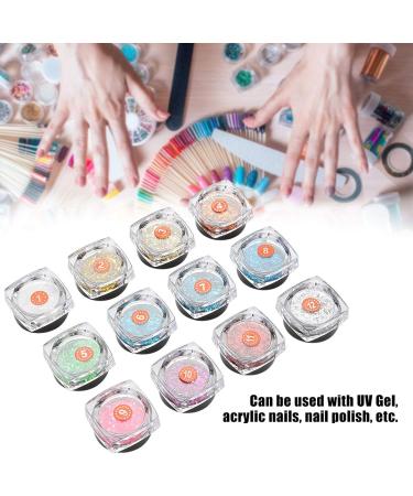 Delicate 12 Decorate your Nails Nail Art Kit Nail Art Tools Sequin for Professional Use - Buy Online on GoSupps.com