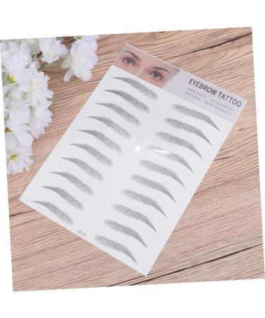 FRCOLOR 2pcs 3d Eyebrow Stickers Waterproof Suit Makeup Stickers Eyebrow Tools Makeup Tools Man - Buy Online on GoSupps.com
