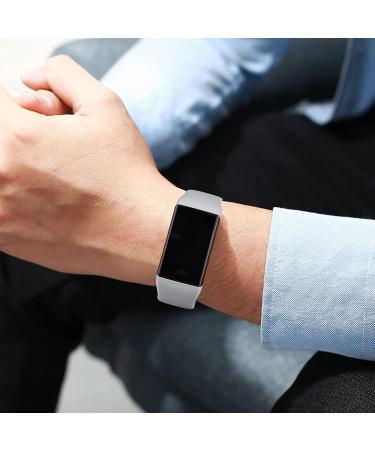 3 Pack Silicone Bands for Fitbit Charge 4 Bands for Women Men  Soft Breathable Sport Replacement Wristbands for Fitbit Charge 4/Charge 3/Charge 3 SE (Black/Navy Blue/Grey  Small) Black/Navy Blue/Grey Small - Buy Online on GoSupps.com