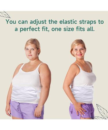Castor Oil Pack Kit - Reusable Thyroid & Liver Detox Wrap Massage Belt Compress for Neck Relaxation | Premium White Castor Oil Pack - Buy Online on GoSupps.com