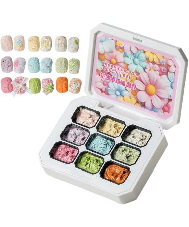  G n rique Solid Gel Nail Polish - 9 Colors Gel Nail Polish for Manicures Glue-on Nail Polish with French Tips for Home Manicures Extensions for Women Girls Bridal Makeup - Buy Online on GoSupps.com