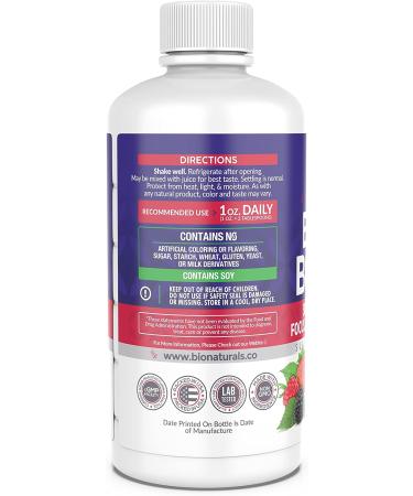 Bio Naturals Mental Boost Liquid Nootropic Supplement - 32 fl oz | Enhance Brain Performance | Memory Alertness Clarity & Focus | Ginkgo Biloba Huperzine-A DMAE - Buy Online on GoSupps.com