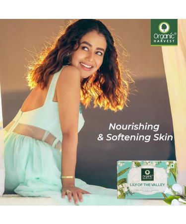 Organic Harvest Lily of The Valley & Gardenia Bathing Bar Combo | 250g | Moisturising Cleansing Paraben & Sulfate Free | International Shipping Available - Buy Online on GoSupps.com