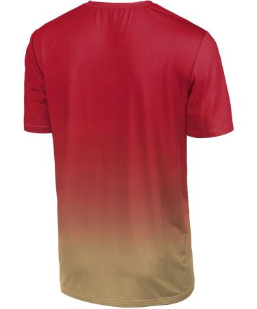 Buy Foco NFL American Football Gradient T-Shirt Jersey - 49ers Red Beige - International Shipping Available - Buy Online on GoSupps.com