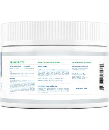 Advanced Numb 5% Lidocaine Pain Relief Cream - 2oz Ointment for Numbing - Made in USA - Buy Online on GoSupps.com