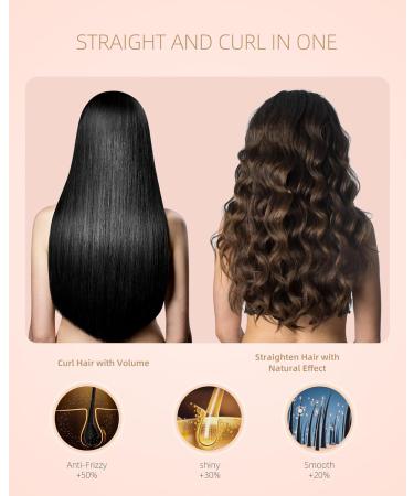 Curling Brush 1.5 in Thermal Brush Curling Iron Heated Curling Brush Volumizing Brush Ceramic Tourmaline Ionic Curling Comb 110-240V Travel Curling Iron LCD Display 10 Temperatures Heated Round Brush - Buy Online on GoSupps.com