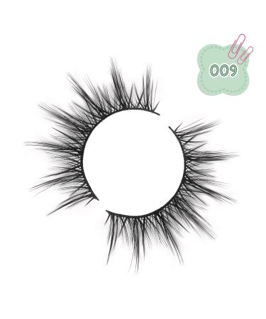 Manga Natural False Eyelashes - Soft Faux Mink Wispy 3D Lashes | 5 Pairs 13mm Curly Fluffy Lashes for a Natural Look - Buy Online on GoSupps.com