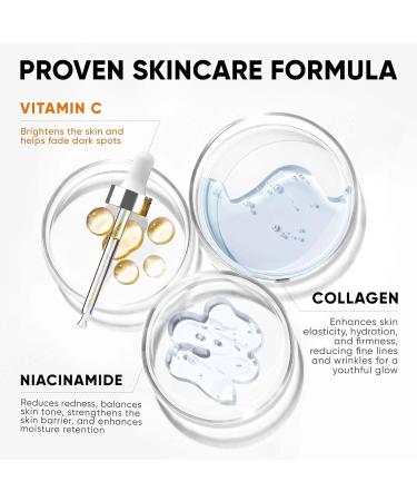 Night Cream Face Moisturizer & Vitamin C Serum 20% Bundle Retinol Collagen Niacinamide Anti Aging Overnight Mask and Stem Cell Serum - Save 20% - Buy Online on GoSupps.com