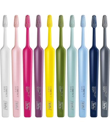 TEPE SELECT Compact Soft Toothbrush - Soft Bristle Narrow Brush Head for All Ages (Pack of 2) - Ideal for Sensitive Gums - Buy Online on GoSupps.com