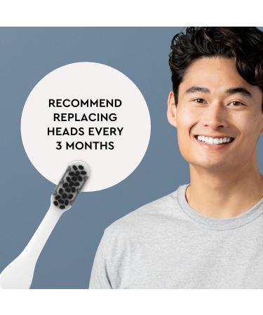 Boka Pocket Replacement Toothbrush Heads - Compatible Sonic Electric Toothbrush (2 Pack) - White - Buy Online on GoSupps.com