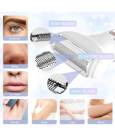 5-in-1 Lady Shaver Electric Razor for Women - Fresion Cordless Electric Face shavers Ladies Razors Eyebrow Trimmer Painless and Portable Bikini Trimmer Wet & Dry Hair Removal for Legs/Underarm - Buy Online on GoSupps.com