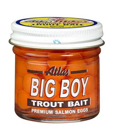 Atlas Fishing Lure Big Boy Salmon Eggs Orange