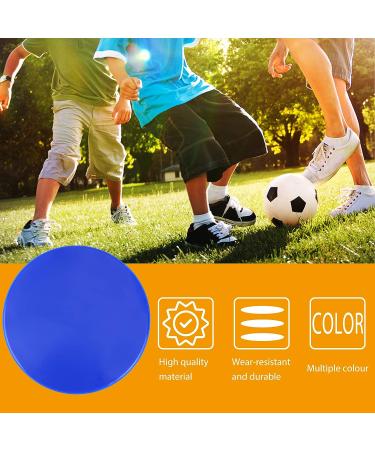 12Pcs Non Slip Rubber Spot Markers Set - 9 Inch Field Cones for Indoor Outdoor Sports Training - Buy Online on GoSupps.com