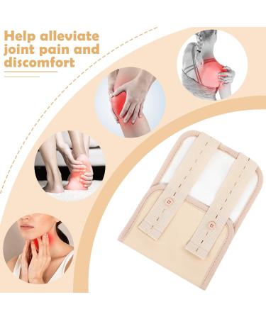 2-Part Reusable Castor Oil Wrap Set | Organic Pain Relief for Feet Legs Neck & Arms - Buy Online on GoSupps.com