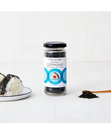 Clearspring Organic Gomashio - Black Sesame with Sea Salt (Pack of 6) - Buy Online on GoSupps.com