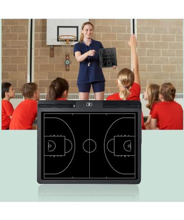 Pure Vie Electronic Basketball Coaching Board - LCD Tactical Clipboard Writing Tablet Blackboard with Stylus Pen | 16inch | Basketball Gift & Daily Training Assistant - Buy Online on GoSupps.com