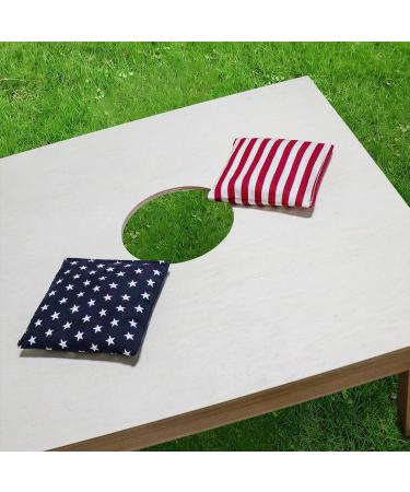 Nattork Premium Classic Cornhole Set - Bean Bag Toss Game with 8 Bags & Carrying Case - American Flag Design - Buy Online on GoSupps.com