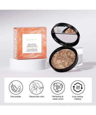 Baked Powder Foundation Setting & Finishing Powder for Long-lasting Natural Makeup - Oil Control Brightening and Lightweight Formula (#2 Tan Foundation) 11 g (Pack of 1) #2 Tan - Buy Online on GoSupps.com