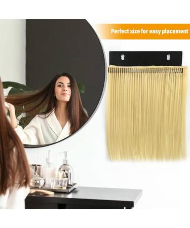 EHDIS Hair Extension Holder Kit including Bangs Hair Pad and Comb Hair Wig Storage U Shape Wall hung Type Hair Color Style Display Holder Stainless steel with holes Black - Buy Online on GoSupps.com