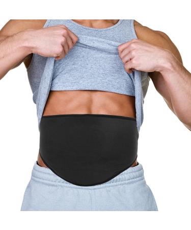 Ostomy Belt | Stealth Belt Ostomy Bag Cover | Ostomy Wrap for Sport & Swiming | Ostomy Support Belts for Men & Women | Colostomy Bag Cover Belt | Inner Pocket to Hold Ostomy Pouch | Ostomy Supplies -L Black Large