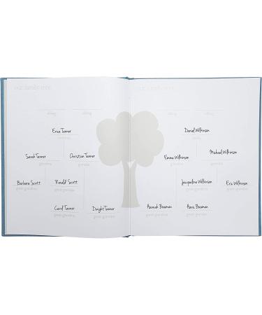 Pearhead Blue Chambray Baby Book | Gender Neutral Baby Journal & Photo Album - Buy Online on GoSupps.com