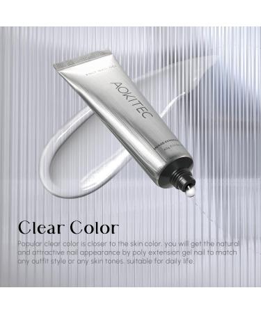 60ml Clear UV Nail Extension Gel for Salon & DIY Nail Art | Nail Tech Favorite for Quick Building & Professional Results - Buy Online on GoSupps.com