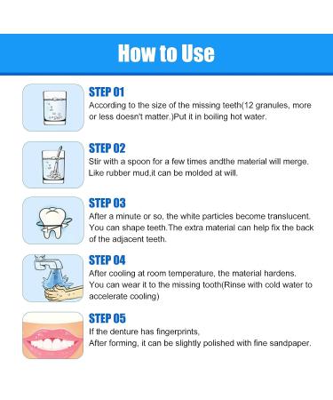 Temporary Tooth Repair Kit | Fix Missing & Broken Teeth | 4 Dental Tools Included - Buy Online on GoSupps.com
