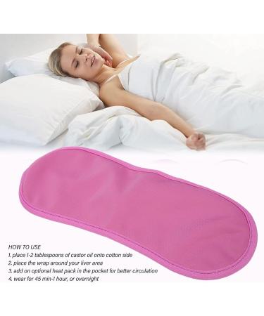 Adjustable Purple Neck Wrap & Castor Oil Compress for Thyroid Detox - Waterproof Reusable & Less Dirt - Buy Online on GoSupps.com