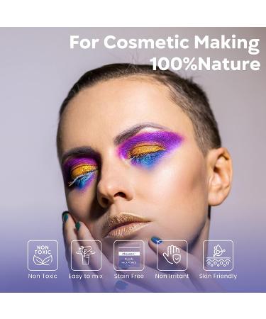 60 Colors Mica Powder - Natural Cosmetic Grade Pigment for Crafts & Beauty Products - Buy Online on GoSupps.com