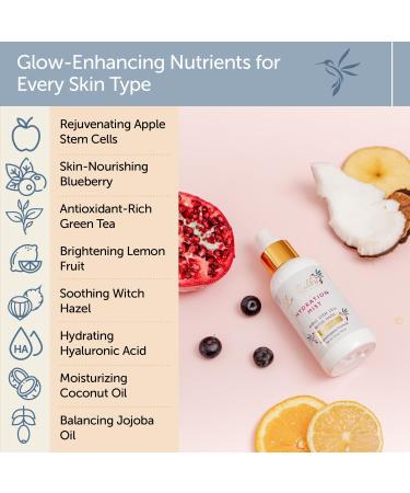 Revive Hydrating Mist Spray - 3-in-1 Vegan Facial Toner Makeup Setting Spray & Hydration Boost with Apple Stem Cell & Antioxidants - 4 Oz - Buy Online on GoSupps.com