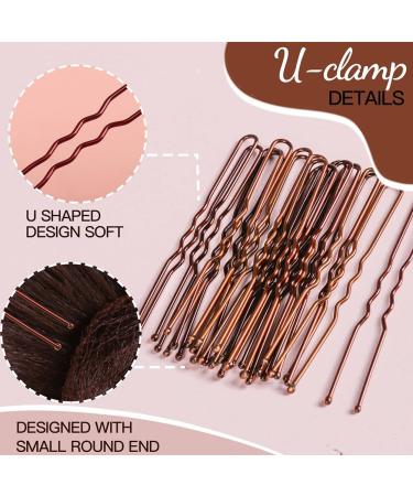 20pcs Hair Nets for Buns Invisible Hair Bun Net 50cm Elastic Hair Bands with Elastic Edge Mesh 40 Pieces U Shaped Pins Ballet Hair Net for Girls Dancers Women(brown) - Buy Online on GoSupps.com