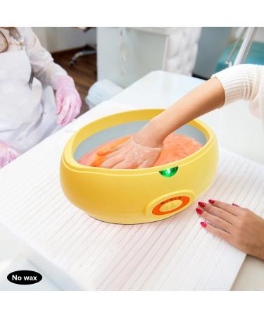 Bain de paraffine pour les soins de beaut bains de paraffine pour les mains et les pieds grand chauffe-cire lectrique (orange) 4400 ml - Buy Online on GoSupps.com