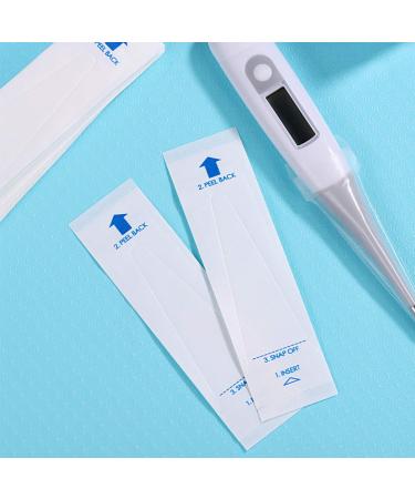 Healifty 200Pcs Disposable Thermometer Covers for Digital Thermometers - Oral Ear Recta Thermometer Sleeves - Buy Online on GoSupps.com